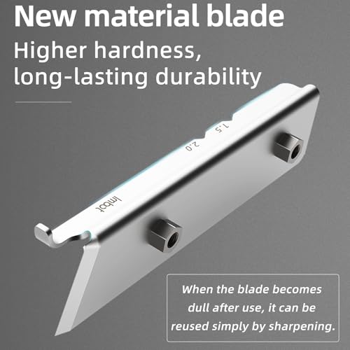 Imbot 2-in-1 Edge Banding Trimmer, Edge Cutter for PVC ABS Melamine Veneer - size: Trimmer + Replacement Blade