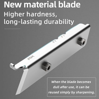 Imbot 2-in-1 Edge Banding Trimmer, Edge Cutter for PVC ABS Melamine Veneer - size: Trimmer + Replacement Blade