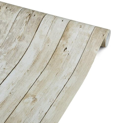 Shiplap Peel and Stick Wallpaper Contact Paper for Bulletin Board Classroom - color: Wood, size: 17.7" x 216"