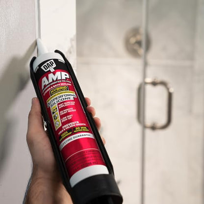 DAP AMP Kitchen and Bath Sealant, White, 9 Oz (7079800762)