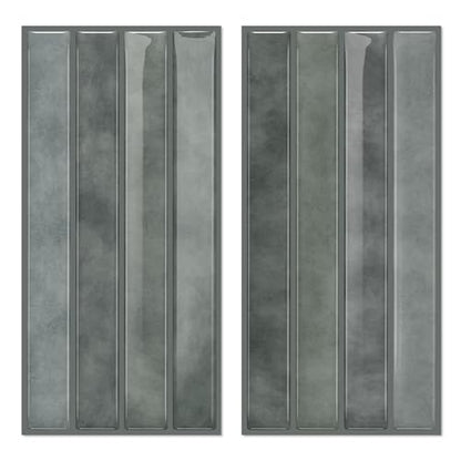 VICCI Subway Tile Stickers, Modern Gray, 4.72x9.68 Inch, 20-Sheet - color: Modern Gray
