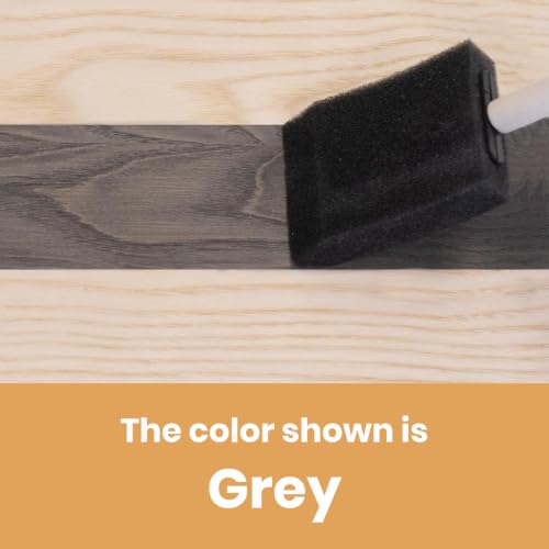 Furniture Clinic Wood Stain, Water-Based & Fast Drying, Grey - color: Gray, size: 250ml / 8.5 Fl Oz