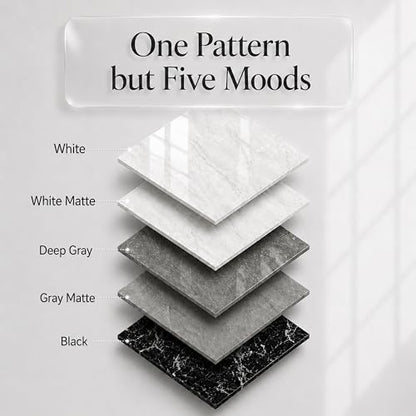 Very Berry Sticker Marble Contact Paper (Deep Gray, 15.7" x 78", 1 Pack) - color: Deep Gray, size: 15.7" x 78"