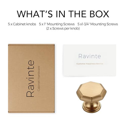 Ravinte Champagne Bronze Single Hole Round Cabinet Knobs,Zinc Pull,10 Pack - color: Champagne Bronze