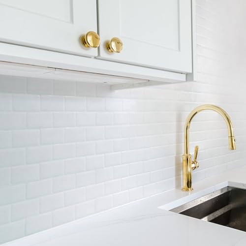 Smart Tiles Peel and Stick backsplash, Subway Pure White, 10.95"x9.7" - color: Pure White
