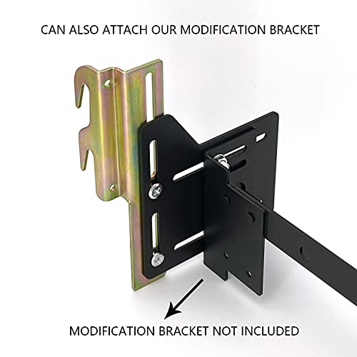 4Pcs #711 Bolt-On to Hook-On Bed Frame Conversion Brackets - color: 4Pcs -Bed Frame Hooks