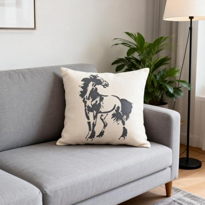TIAMECH A4 Reusable Horse Stencil for Painting - style: Galloping Horse