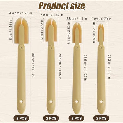 8pcs Rubber Caulking Caulk Remover Smoothing Tool
