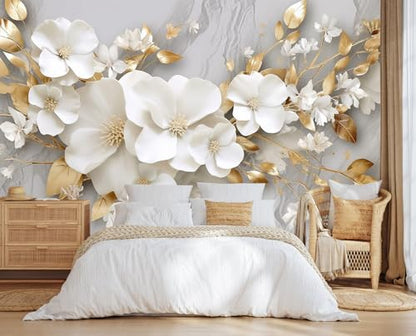 Jdayda Peel and Stick Wallpaper Illustration Beige Background - color: MURAL-306, size: 129" x 96"
