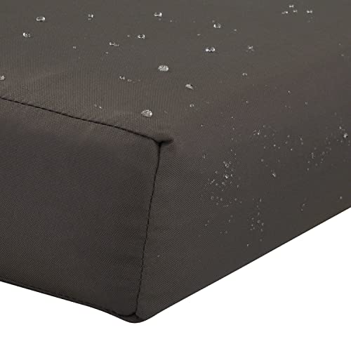 Classic Accessories Ravenna Seat Cushion, 17" W x 15" D x 2" Thick, Dark Taupe - color: Dark Taupe, size: 17"W x 15"D x 2"Thick