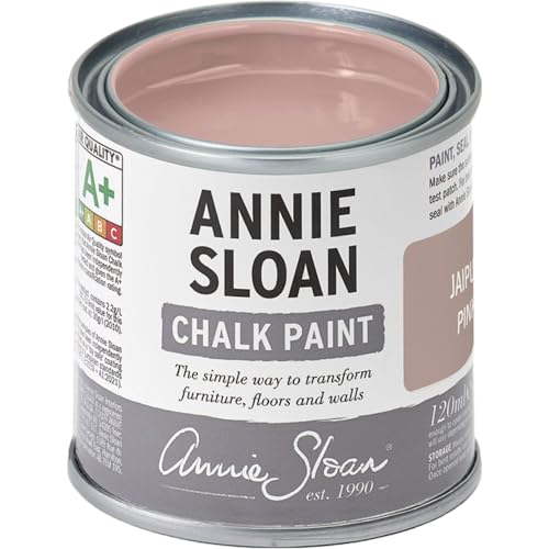 Annie Sloan Chalk Paint® (Jaipur Pink, 120 ml/4.06 Fl Oz) a unique decorative paint for furniture, cabinets and home décor with no sanding or priming - color: Jaipur Pink, size: 4.06 Fl Oz (Pack of 1)