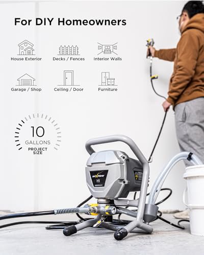 InoKraft MaXpray M1 Airless Paint Sprayer, 3000 PSI 0.31 GPM - size: M1 – Large Project-0.31 GPM