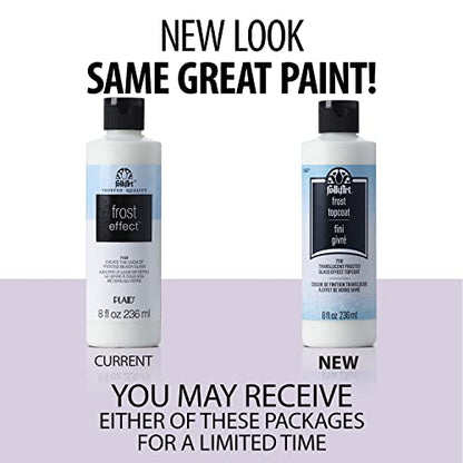FolkArt 7191 Frost Effect Top Coat, 8 oz., Frost