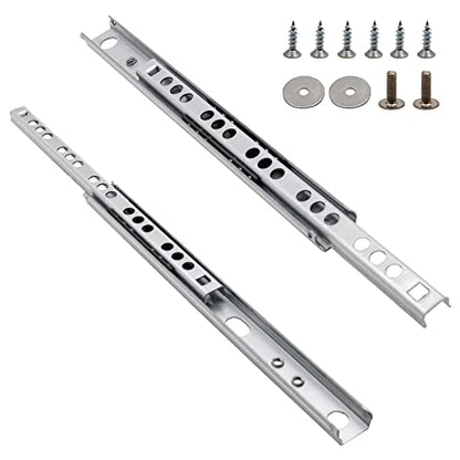12 Inch Drawer Slides, 0.7 inch Wide, Pack of 2 - color: Style 2, size: 12" - 2PCS