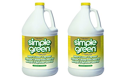 Simple Green Industrial Cleaner & Degreaser, Concentrated, Lemon, 1 gal Bottle (Pack of 2) - size: 128 Fl Oz (Pack of 2)