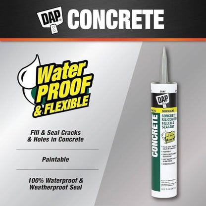 DAP 18096 10.1 oz, Gray Concrete & Mortar Filler & Sealant - size: 10.1 oz