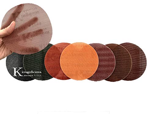 5-in. 600-Grit Kingdom Abrasive Pro-Net Sanding Disc with Free Pad Protector (10-Pack) - size: 600 Grits