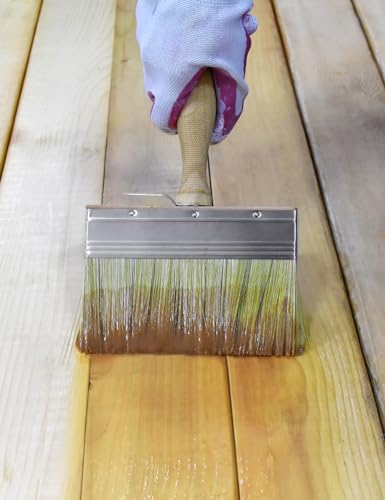 ROLLINGDOG Deck Stain Brush Set - size: 2.7",4.5",6"