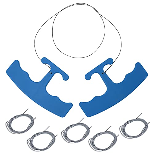 NEWISHTOOL PlateLine Remover Car Emblem Removal Tool with 5PCS 60CM PE Cord