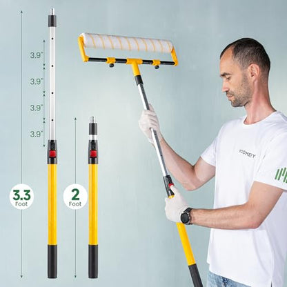 VOOMEY 18 Inch Paint Roller Kit with Extension Pole - size: 13pc