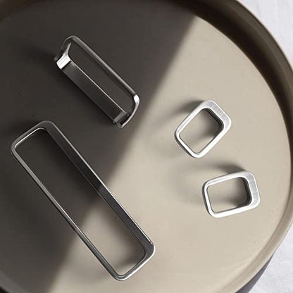 Goo-Ki Brushed Nickel Cabinet Pulls with 0.6'' (16MM) Hole Centers, Modern Zinc Alloy Drawer Pulls for Drawer,Wardrobe,Cupboard,6 Pack… - color: Brushed Nickel, size: 0.6'' HOLE CENTERS