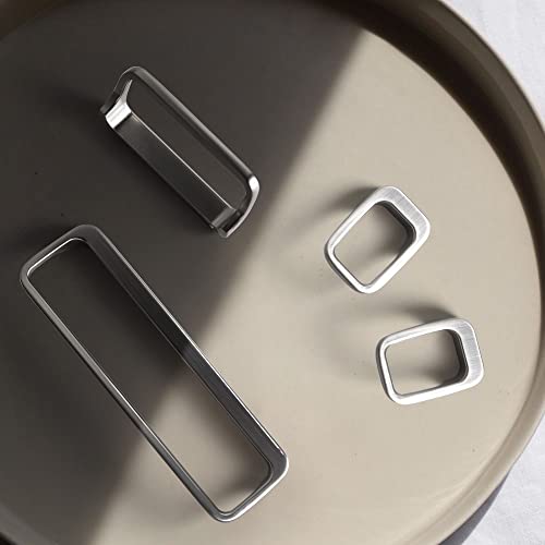 Goo-Ki Brushed Nickel Cabinet Pulls with 2.5'' Hole Center(64mm),Modern Zinc Alloy Drawer Pulls for Drawer,Wardrobe,Cupboard,6 Pack - color: Brushed Nickel, size: 2.5'' HOLE CENTERS