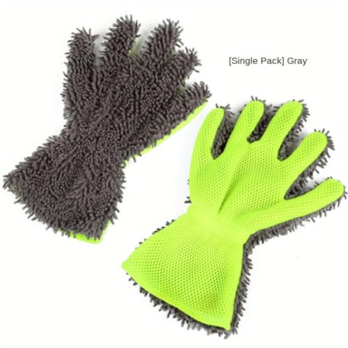 1pc Car Cleaning Glove, Soft and Absorbent Towel for Washing and Drying Cars and Motorbikes, Reusable Car Cleaning Tool