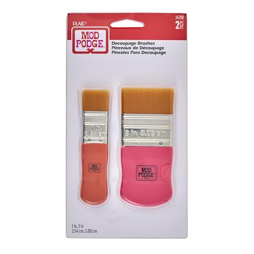 Mod Podge Brush Set, Small, Multicolor, 2 Count
