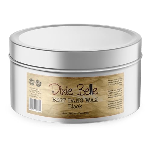 Dixie Belle Paint Company - Best Dang Furniture Wax - Black (10oz) - color: Black, size: 10 Ounce (Pack of 1)