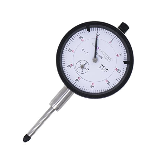 Clockwise Tools Dial Indicator, DICR-0105 0-1 inch - style: 0-1" DICR-0105