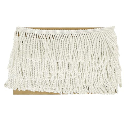 5 Yard Curtain Bullion Fringe Trim-Rayon Tassel Embellishments - color: 26# off wihte