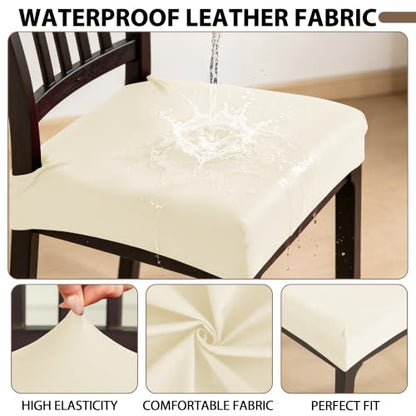FUANGUI Dining Chair Covers Set of 2, Kitchen Chair Seat Covers - color: 07