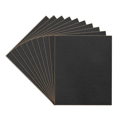 10-Sheets 600 Grit Sandpaper, 9 x 11 Inch Wet Dry Sand Paper Assortment Pack, Silicon Carbide Abrasive Sanding Sheets for Automotive Car Paint Metal Wood Furniture Crafts Polishing - size: 9x11 inch, style: 600Grit 10 Pcs