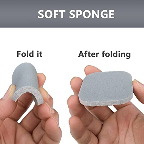 54 Pack Sanding Blocks, 9 Grits from 320 to 3500, Soft Touch Sanding Pads,2" x 2" Sanding Sponge Polishing Pads, for Craft Polishing Repairing,Wood Working,Furniture polishing,Metal derusting