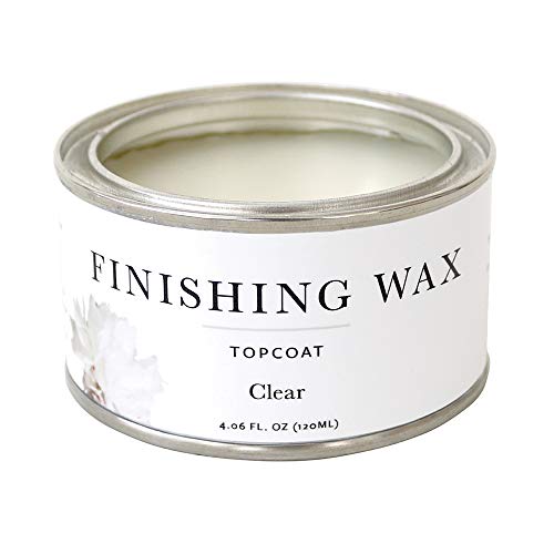 Jolie Finishing Wax - Protective topcoat Paint - Use on interior furniture, cabinets, walls, home decor and accessories - Odor-Free, Non-Hazardous - Clear - 120 ml - color: Clear, size: 120 ml