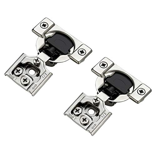 Soft Close Hinges for Kitchen Cabinet Hinges, 1/2 Inch Overlay, 10 Pack - size: 1/2 inch Overlay