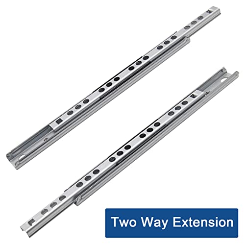 13.5 Inch Drawer Slides, 0.7 inch Wide, Pack of 2 - color: Style 2, size: 13.5" - 2PCS