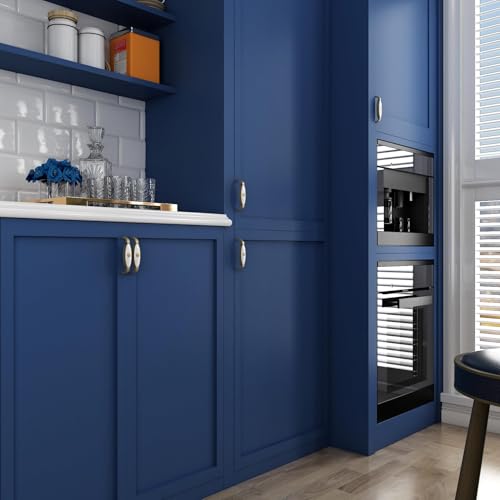 Livelynine 15.8x394 Blue Peel and Stick Wallpaper for Bathroom Waterproof Renter Friendly Bedroom Wallpaper Accent Wall Covering Cabinet Contact Paper Waterproof Kitchen Vinyl Wrap Sticky Boys Ideas - color: Dark Blue, size: 15.8" x 394"