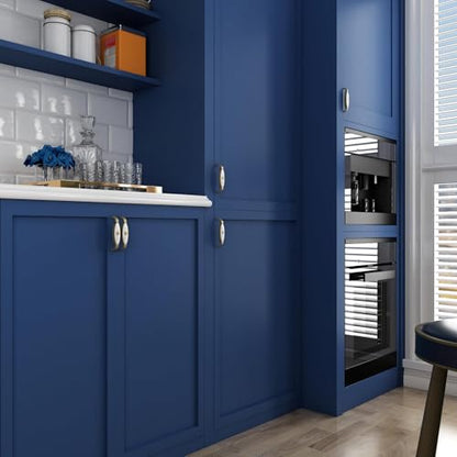 Livelynine 15.8x394 Blue Peel and Stick Wallpaper for Bathroom Waterproof Renter Friendly Bedroom Wallpaper Accent Wall Covering Cabinet Contact Paper Waterproof Kitchen Vinyl Wrap Sticky Boys Ideas - color: Dark Blue, size: 15.8" x 394"