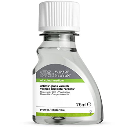Winsor & Newton Professional Artists' Gloss Varnish, 75ml Bottle - color: Gloss Varnish, style: 2.5-oz Bottle
