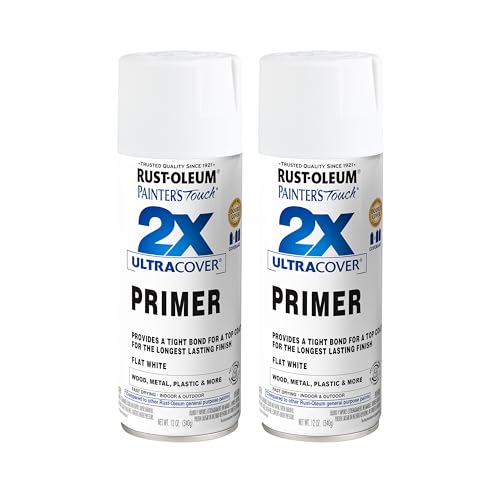 Rust-Oleum Painter's Touch 2X Ultra Cover Primer Spray, Flat White