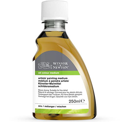 Winsor & Newton Painting Medium, 250ml (8.4-oz) Bottle - color: Painting Medium, style: 8.4-oz Bottle