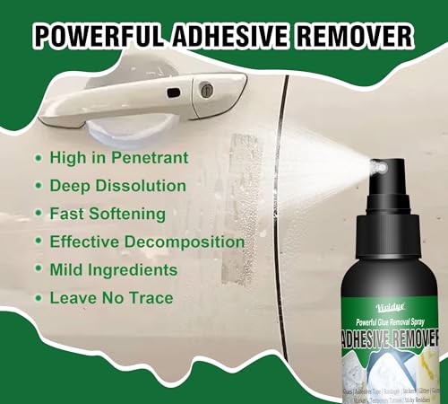 Adhesive Remover Spray, 7oz Sticker Remover with Scraper