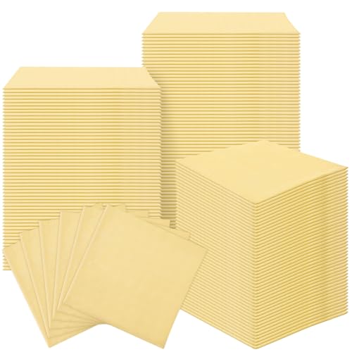Maxcheck 100 Pcs Sticky Tack Cloth, Heavy Duty 24 x 20 Mesh, Yellow - color: Yellow