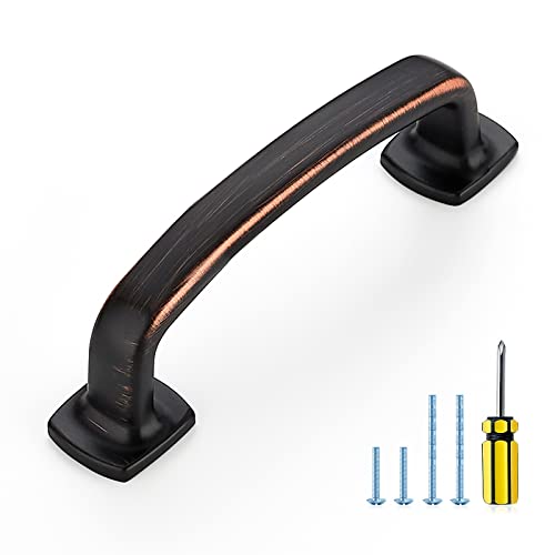 Ravinte Arch Cabinet Pulls 3in 10 Pack Oil Rubbed Bronze Cabinet Handles - color: Oil Rubbed Bronze, size: 3 inch hole center