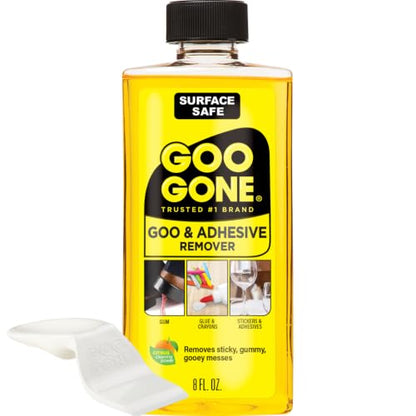 Goo Gone Original Liquid Adhesive Remover 8 Oz with Sticker Lifter - size: 8 Fl Oz (Pack of 1)