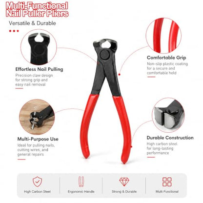 4 Pcs Upholstery Staple Remover Tool Set, Tack Puller Nail Puller Plier - color: 4pcs