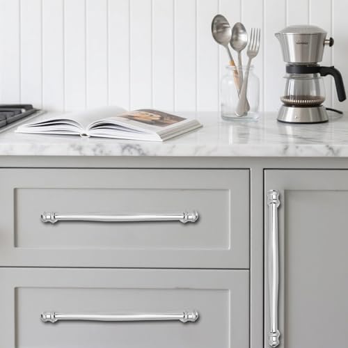 10 Pack 3-1/2 inch(89mm) Center to Center Brushed Satin Nickel Cabinet Pulls Solid Cabinet Hardware Heavy-Duty Drawer Pulls Kitchen Handles for Cabinets Cupboard Handles - color: Brushed Satin Nickel, size: 3-1/2 inch(89mm)Center to Center, style: 10 Pack
