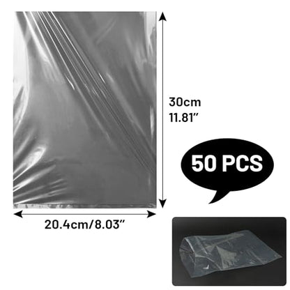 50 Pcs Paint Sprayer Liners Bags, Transparent Sprayer Cup Plastic Liners for Spray Gun Can Compatible with Wagner Paint Sprayer