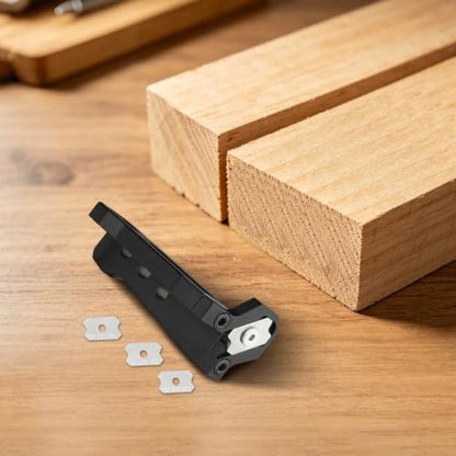 Manual Edge Banding Trimmer, Edge Chamfer Burr Scraper (R1R2R3 Blade) - size: R1R2R3 blade